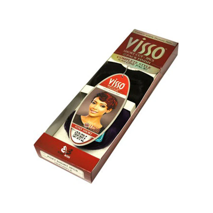 Bobbi Boss Visso 100% Human Hair Weave - FOXY SHORT 3 PCS (1 Pack Complete) - Image 4