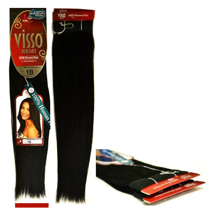 Bobbi Boss Visso Remi 100% Human Hair Weave - NATURAL YAKY 10-22" - Image 4