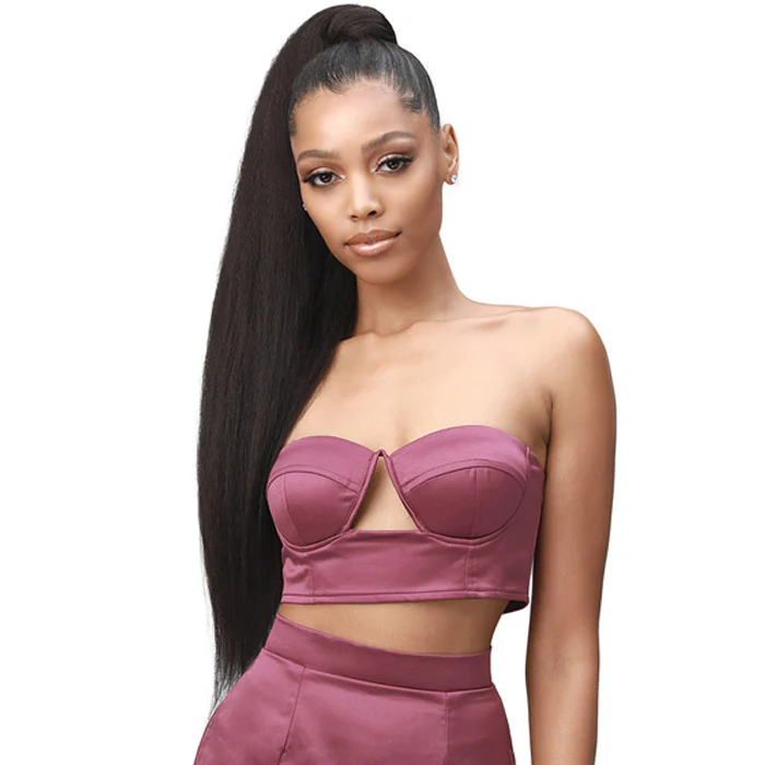 Bobbi Boss Wrap Ponytail - KINKY PERM STRAIGHT 30"