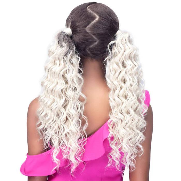 Bobbi Boss Zig Zag HD Lace Full Wig - MLF681 LILYANA - Extreme Z-Part Nape Lace - Image 3