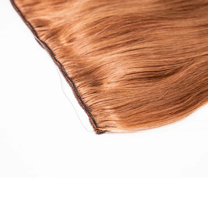 Bohyme Essential 100% Remi Human Hair Clip In Extension Weave - HALO 18" - Image 3