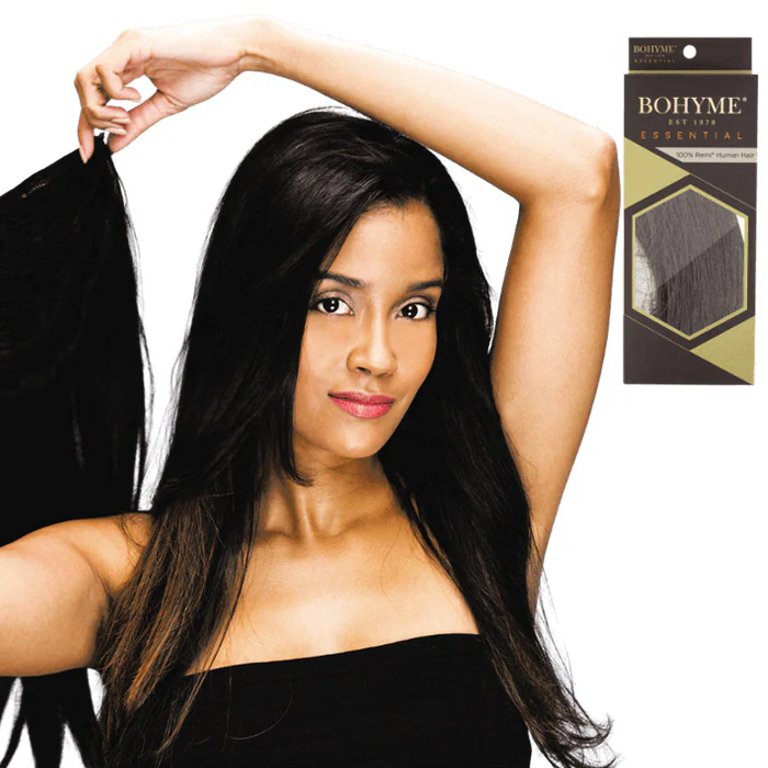 Bohyme Essential 100% Remi Human Hair Extension Weave - HALO V2 STRAIGHT 14" - Image 2