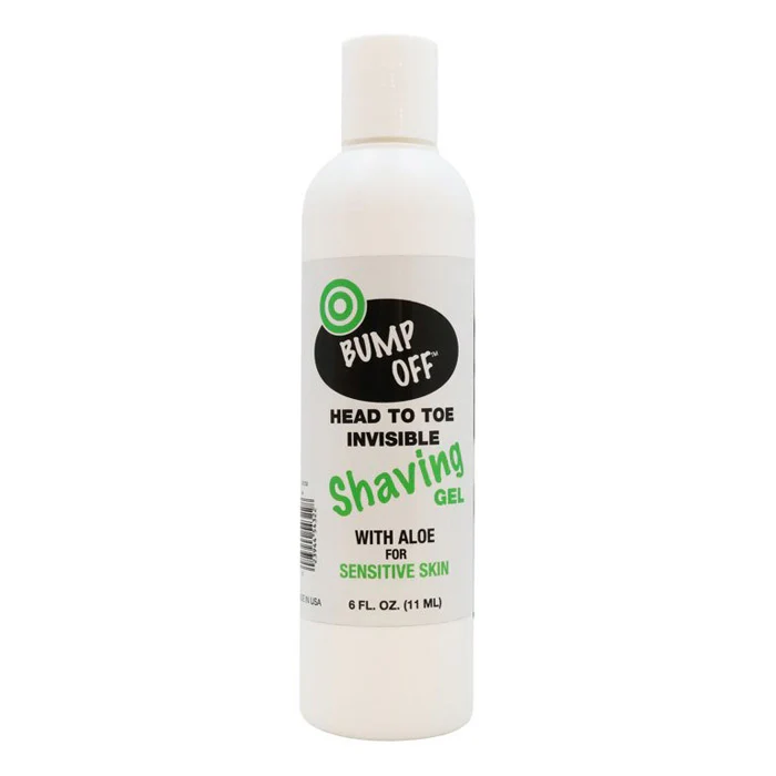 Bump Off Invisible Shaving Gel With Aloe for Sensitive Skin 6 oz
