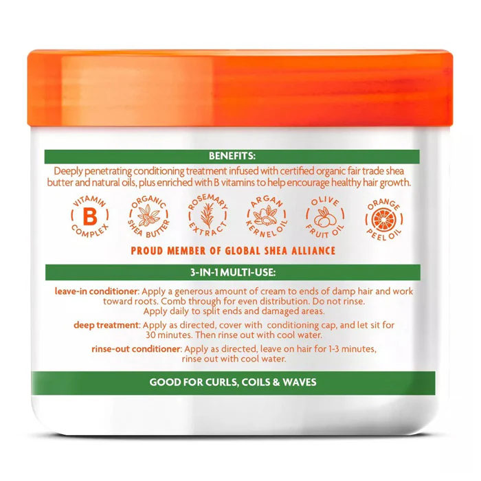 Cantu Shea Butter Argan Oil Leave-In Conditioning Repair Cream 16 oz - Image 2