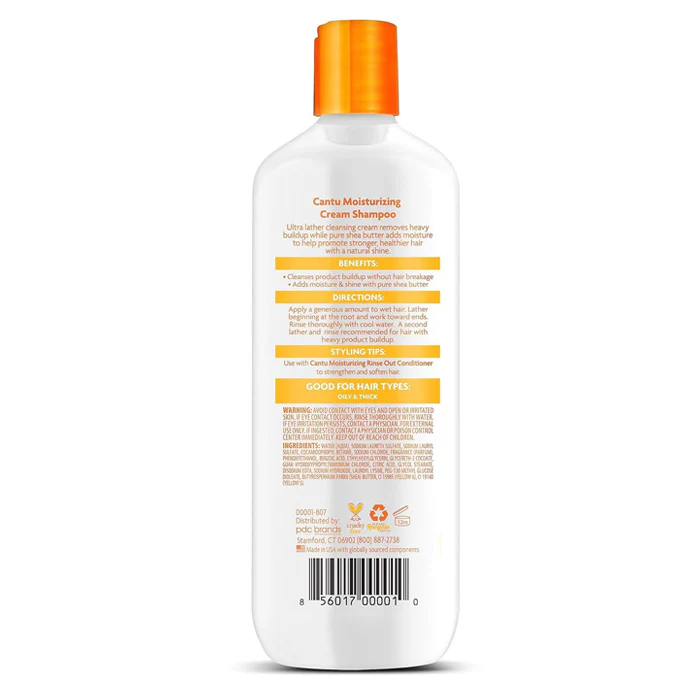 Cantu Shea Butter Moisturizing Cream Shampoo - CLEANSE 13.5 oz - Image 2