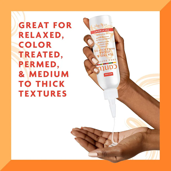 Cantu Shea Butter Tea Tree & Jojoba - HAIR & SCALP OIL TREATMENT 6 oz - Image 4