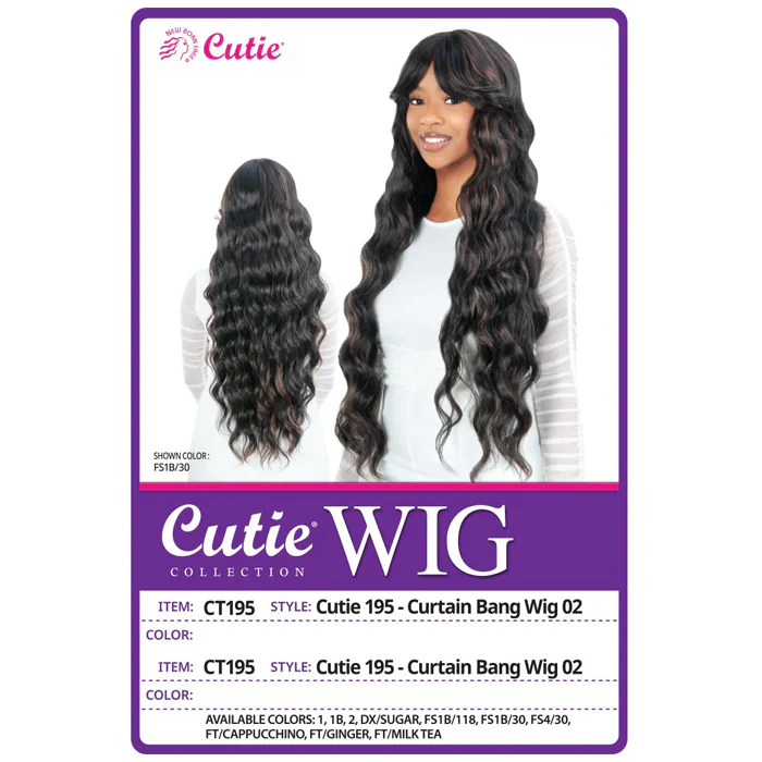 Chade Cutie Collection Full Wig - CUTIE 195 (CURTAIN BANG WIG 02) - Image 3
