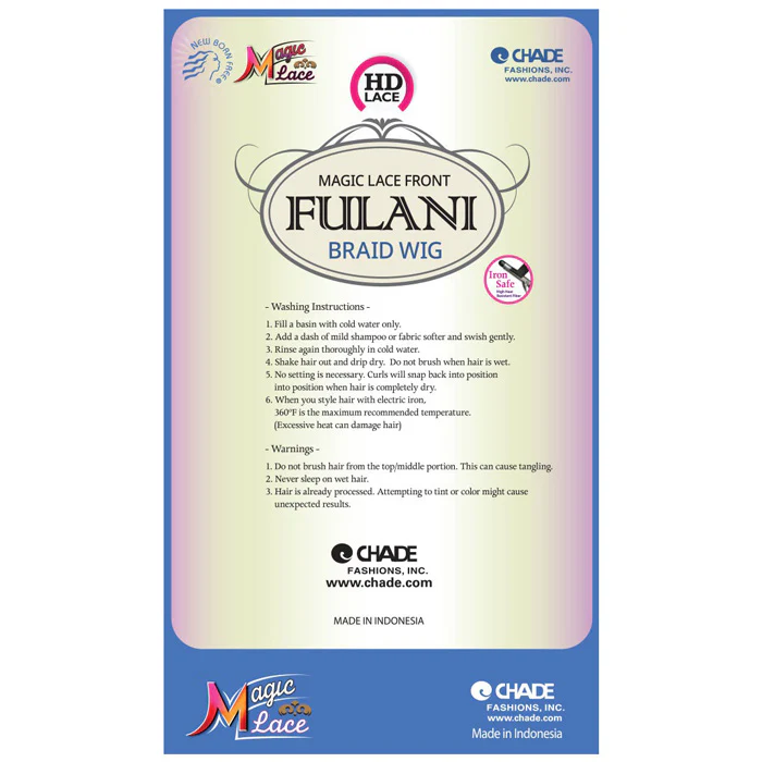 Chade Fulani Braid Magic HD Lace Front Wig - MLBF02 - Image 4