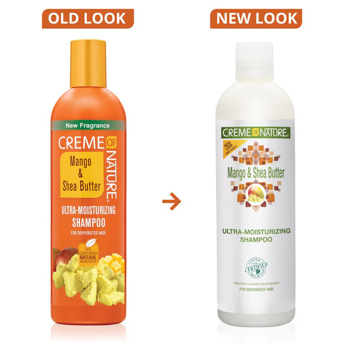 Creme of Nature Ultra-Moisturizing Shampoo For Dehydrated Hair - MANGO & SHEA BUTTER 12 oz - Image 2