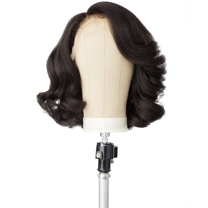 Curls Kinks & Co By Sensationnel Glueless Textured HD Lace Part Wig - Y-PART KINKY BARREL CURL 12" - Image 6