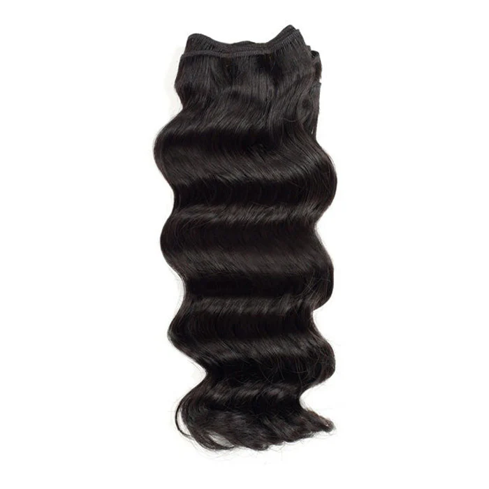 Diamond Remi 100% Human Hair Weave - OCEAN WAVE 10"-18"(Machine-Tied) - Image 3