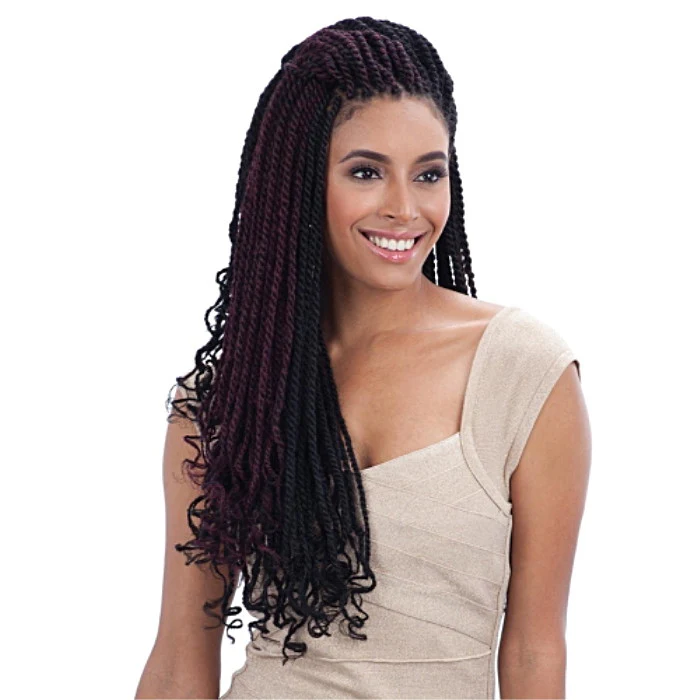 Equal by Shake N Go Crochet Braid - 3X CUBAN TWIST 16"/24" - Double Strand Style - Image 3
