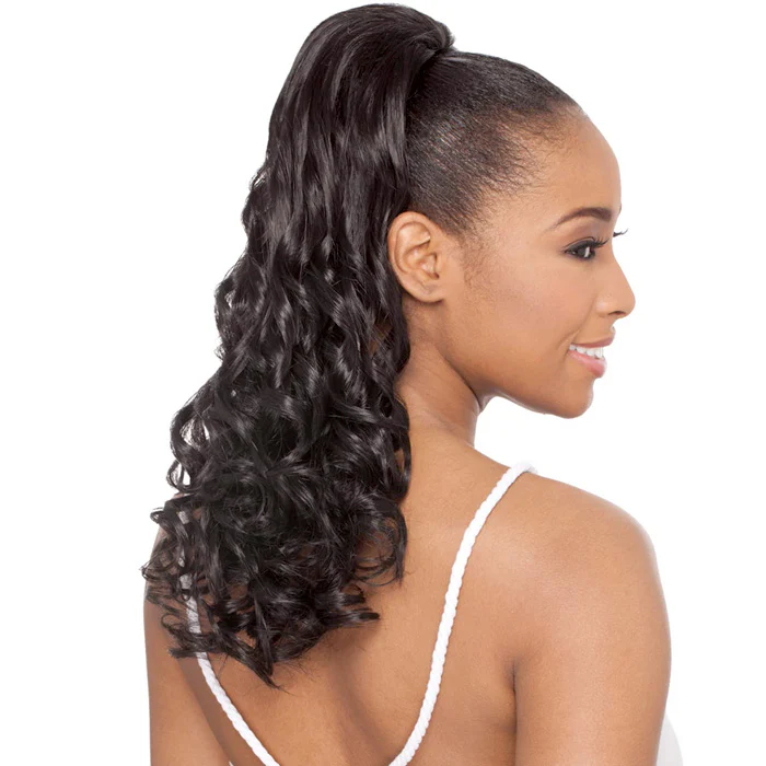 Freetress Equal Drawstring Ponytail YAKY STRAIGHT 18 Inch - Image 2