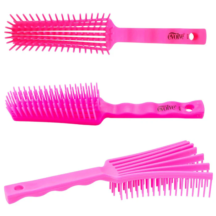 FIRSTLINE Evolve Flow-Thru Detangler Brush - Image 3