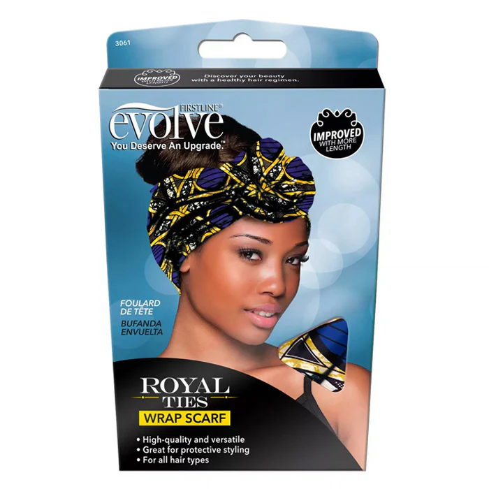 Firstline Evolve Royal Ties - WRAP SCARF BLUE - Image 2