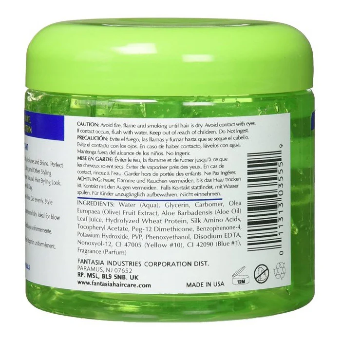IC Fantasia Hair Polisher Olive Styling Gel 16 oz - Image 3