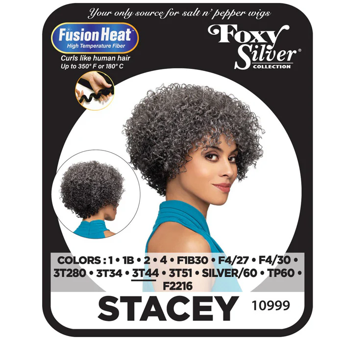 Foxy Silver Collection Fusion Heat Full Wig - STACEY - Image 3