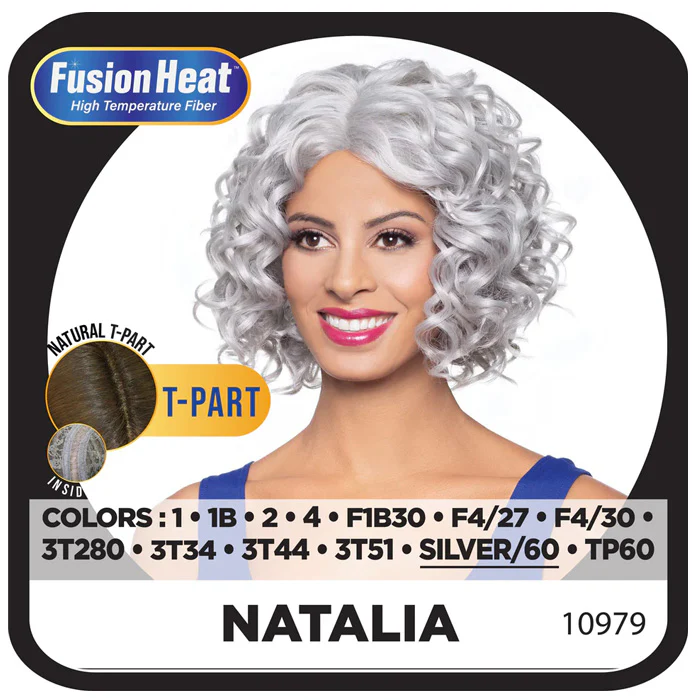 Foxy Silver Natural T-Part Full Wig - NATALIA - Image 2