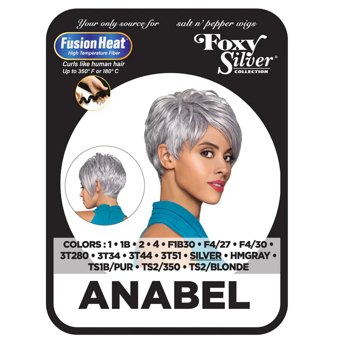 Foxy Silver Salt N Pepper Full Wig - ANABEL - Image 5