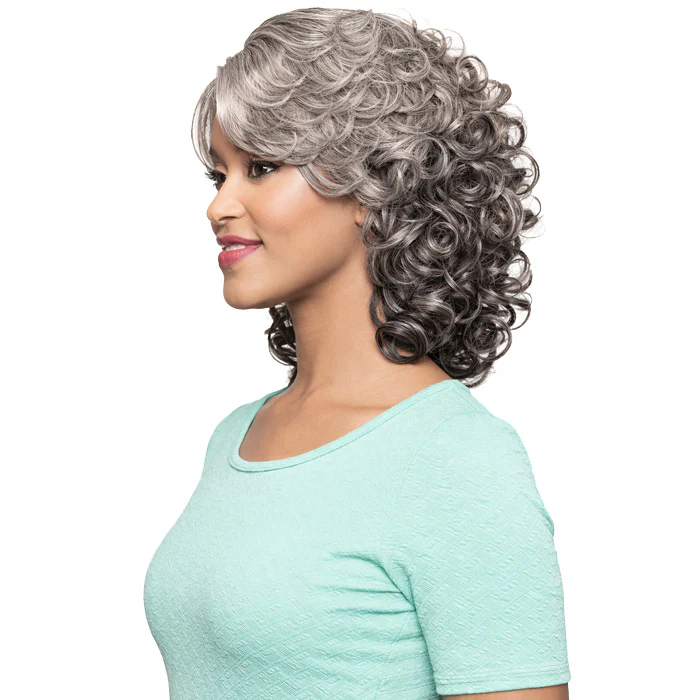 Foxy Silver Salt N Pepper Full Wig - ROSE - Image 2