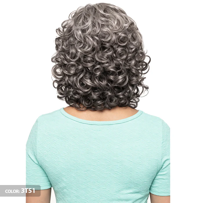 Foxy Silver Salt N Pepper Full Wig - ROSE - Image 3
