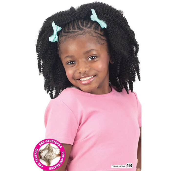 Freetress Crochet Braid - 3X KIDS PRE-FLUFFED POPPIN' TWIST 12" - Image 2