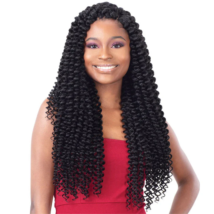 Freetress Braid Crochet Braid - 3X PEARL CURL 18" - Image 3
