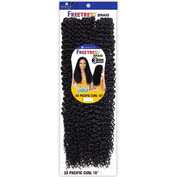Freetress Braid Crochet & Latch Hook 3X PACIFIC CURL 18" - Image 3