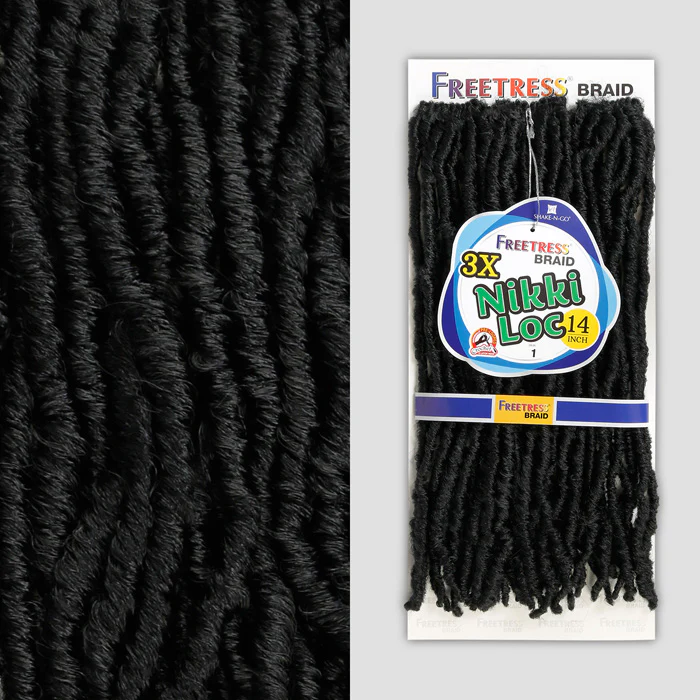Freetress Braid Pre-Looped Crochet Braid - 3X NIKKI LOC 14" - Image 5