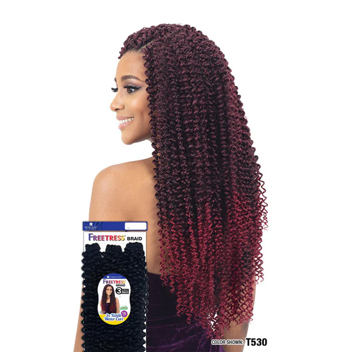Freetress Crochet Braid - 3X TAHITI WATER CURL 16" - Image 2
