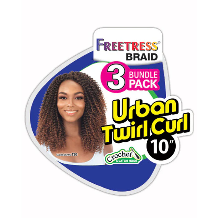 Freetress Crochet Braid - 3X URBAN TWIRL CURL 10" - Image 3