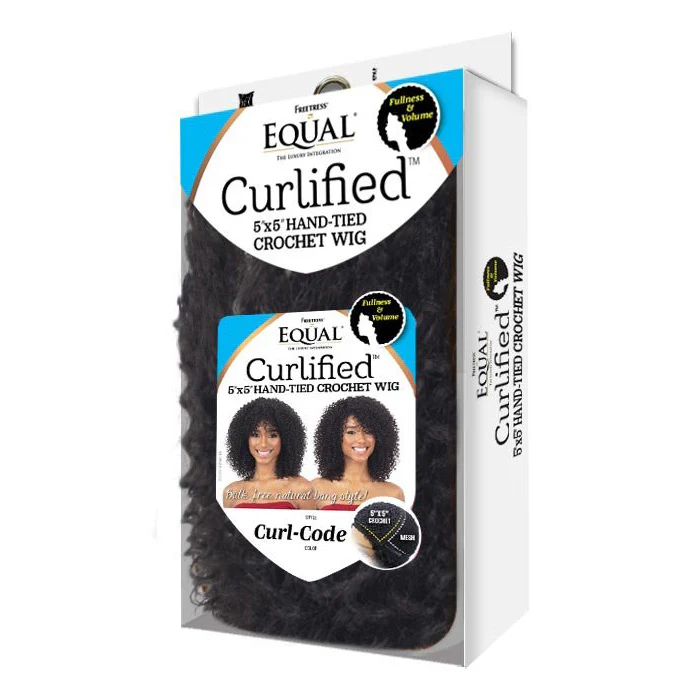 Freetress Equal Curlified 5X5 Hand Tied Crochet Wig - CURL-CODE - Image 6