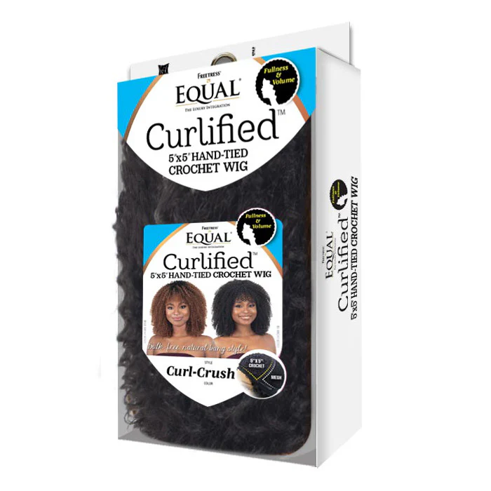 Freetress Equal Cirlified 5X5 Hand Tied Crochet Wig - CURL-CRUSH - Image 6