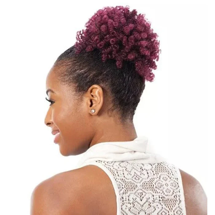 Freetress Equal Drawstring Ponytail AFRO PUNK (Medium) - Image 2