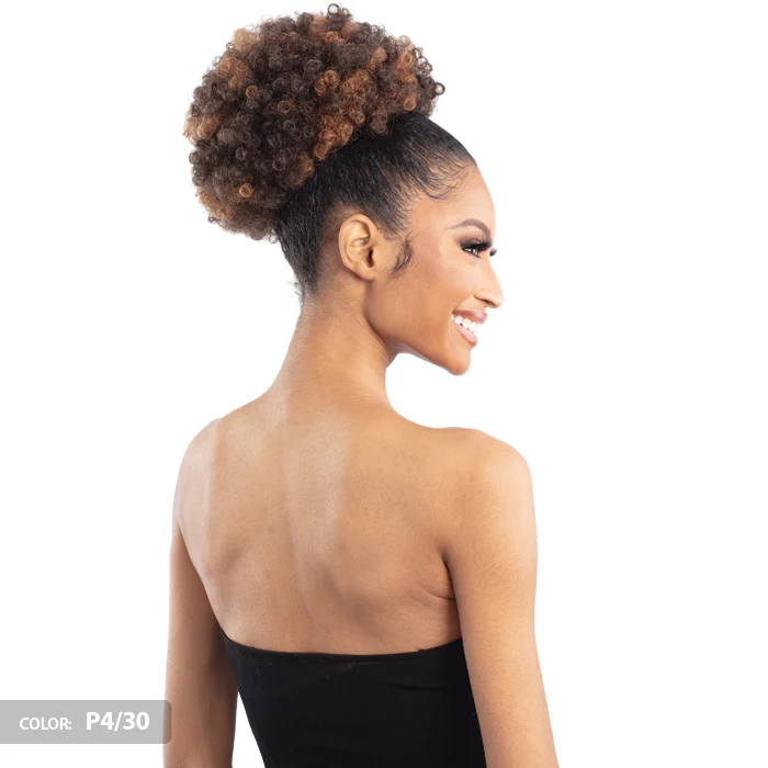 Freetress Equal Drawstring Ponytail - NATURAL FRO SMALL - By Shake N Go - Image 2