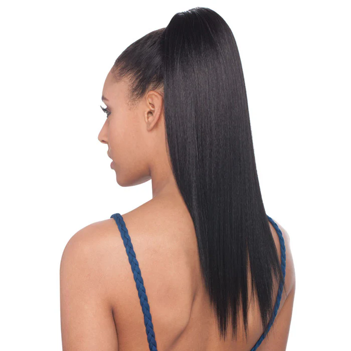 Freetress Equal Drawstring Ponytail - YAKY STRAIGHT 14 - Image 2