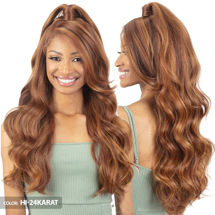 Shake N Go Equal Half Up 13x5 HD Illusion Lace Frontal Wig - HDL-09 - Image 3
