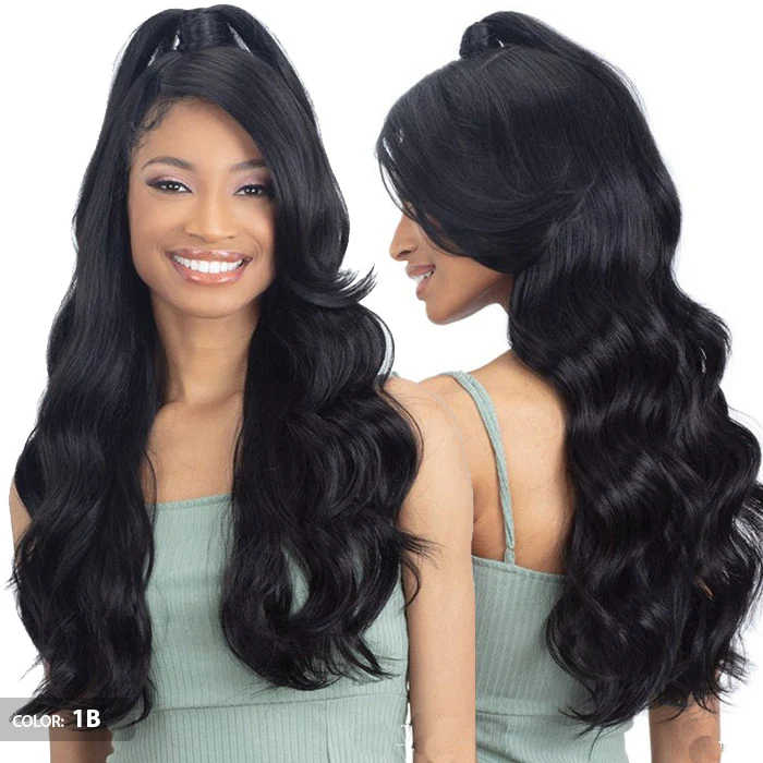Shake N Go Equal Half Up 13x5 HD Illusion Lace Frontal Wig - HDL-09 - Image 5