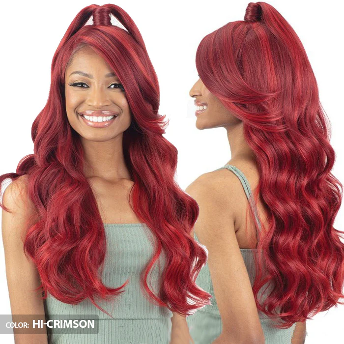 Shake N Go Equal Half Up 13x5 HD Illusion Lace Frontal Wig - HDL-09 - Image 7