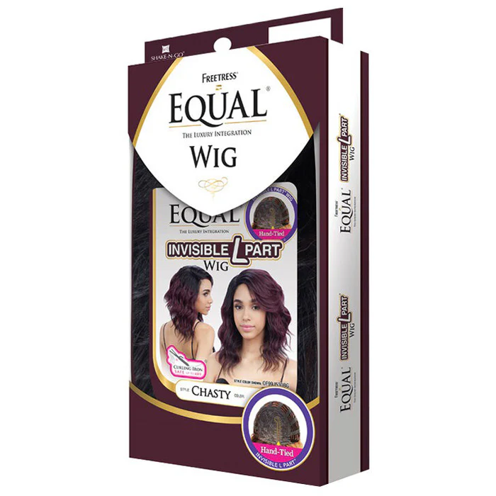 Freetress Equal Invisible L-Part Hand-Tied Lace Part Wig - CHASTY - Image 3