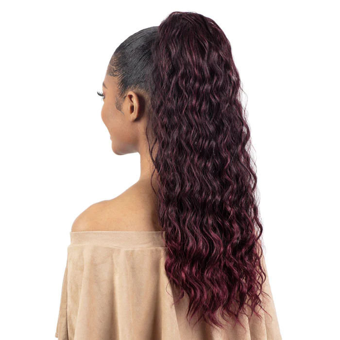 Freetress Equal Lite Drawstring Ponytail - LA VEGA WAVE 22" - Image 2