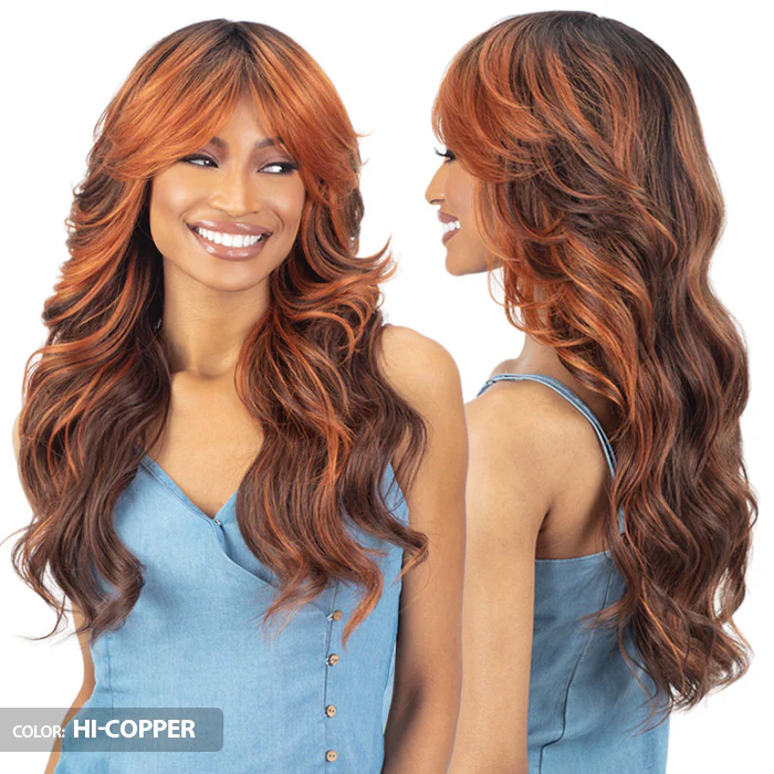 Freetress Equal Lite Full Wig - 013 - Curtain Bang - Image 2