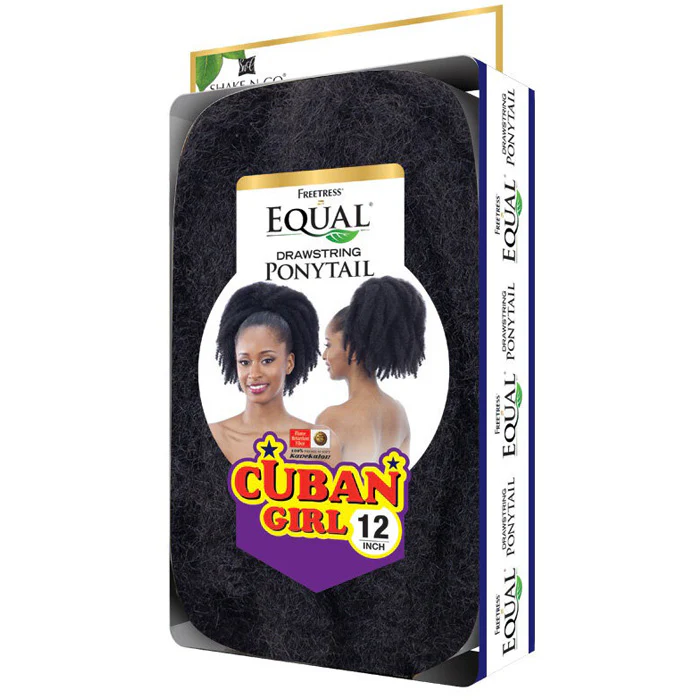 Freetress Equal Synthetic Drawstring Ponytail - CUBAN GIRL 12 Inch - Image 3