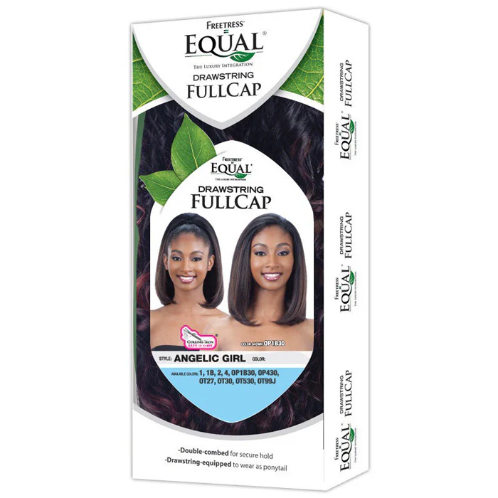 Freetress Equal Drawstring Fullcap Half Wig - ANGELIC GIRL - Image 3