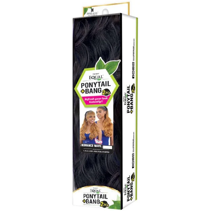 Freetress Equal Ponytail + Bang 2 PCS - ROMANCE WAVE - Image 4