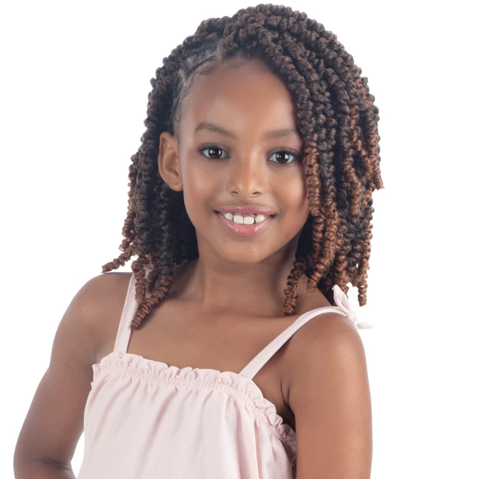 Freetress Kids Pre-Looped Crochet Braid - 3X PASSION TWIST 8" - Image 2