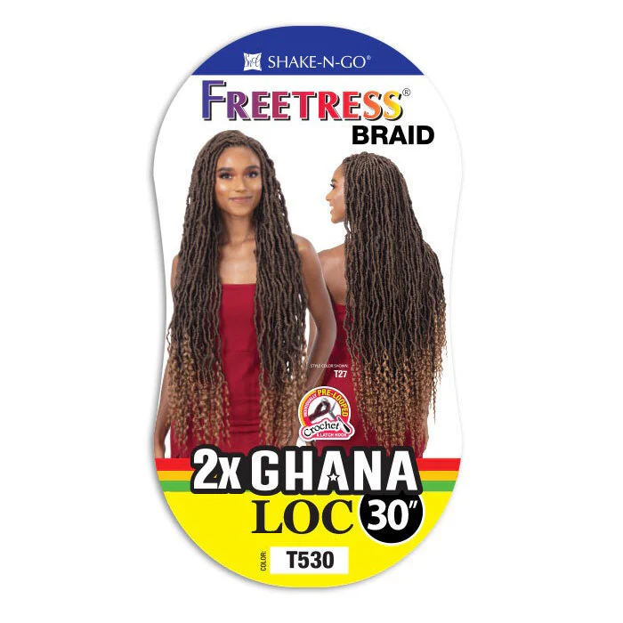 Freetress Pre-Looped Crochet Braid - 2X GHANA LOCS 30" - Image 3