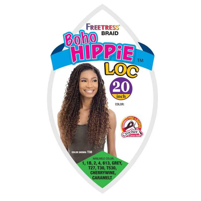 Freetress Pre-Looped Crochet Braid - BOHO HIPPIE LOC 20" - Image 3