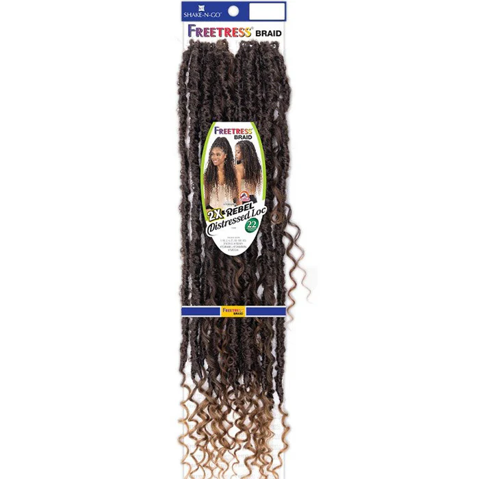 Freetress Pre-Looped Crochet Braids - 2X REBEL DISTRESSED LOC 22" - Image 5