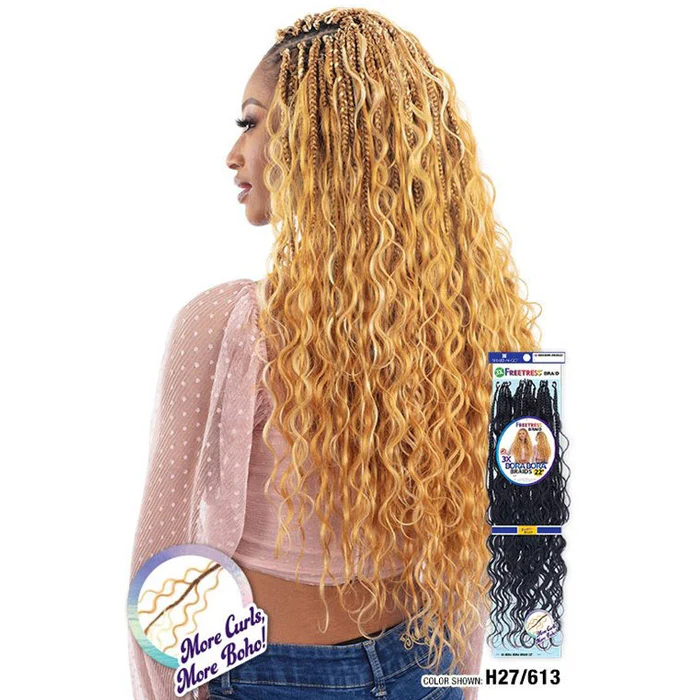 Freetress Pre-Looped Crochet Braids - 3X BORA BORA BRAIDS 22" - Image 2